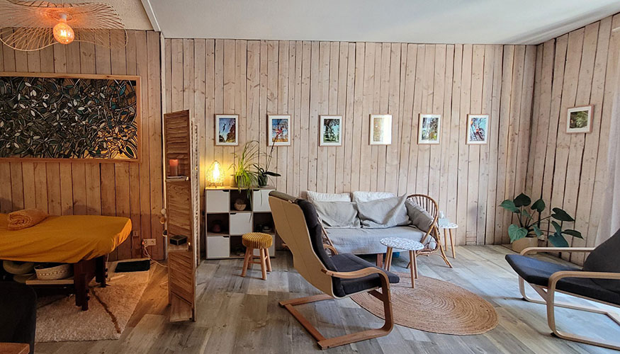 Cabinet professionnel de Solène Raude à Sarlat, espace dédié à la supervision et à l’accompagnement des thérapeutes